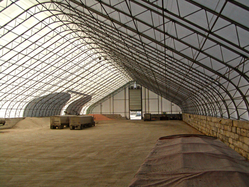 Google Ad Images for Online Advertisements - Commodity Storage - Britespan What is the best type of building for storing salt or sand?