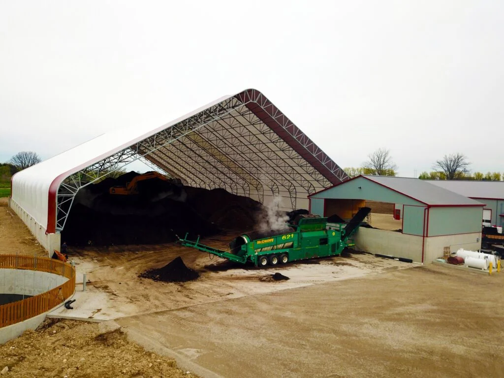 Fabric Buildings Designed for Composting Success