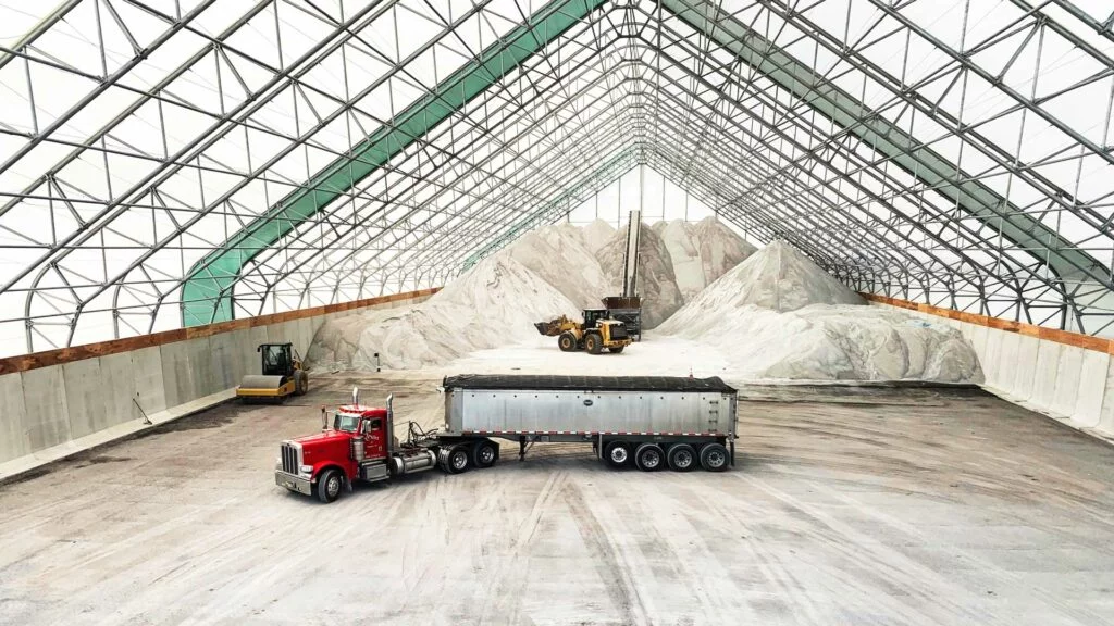 Salt Sander Rack Commercial Salt & Sand Storage Buildings - Britespan