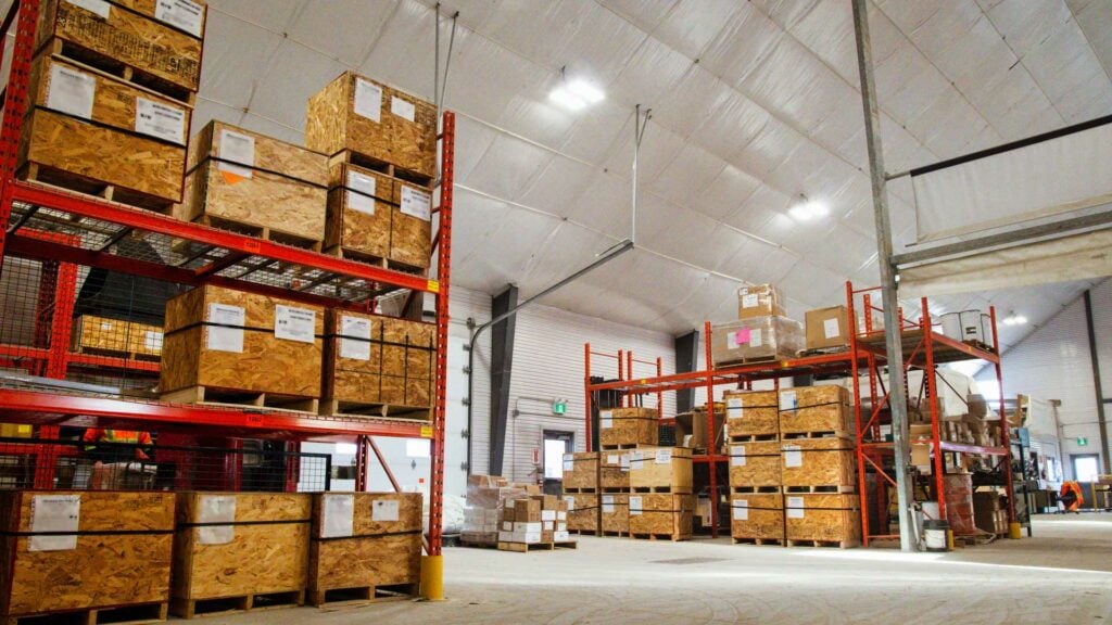 warehouse storage building