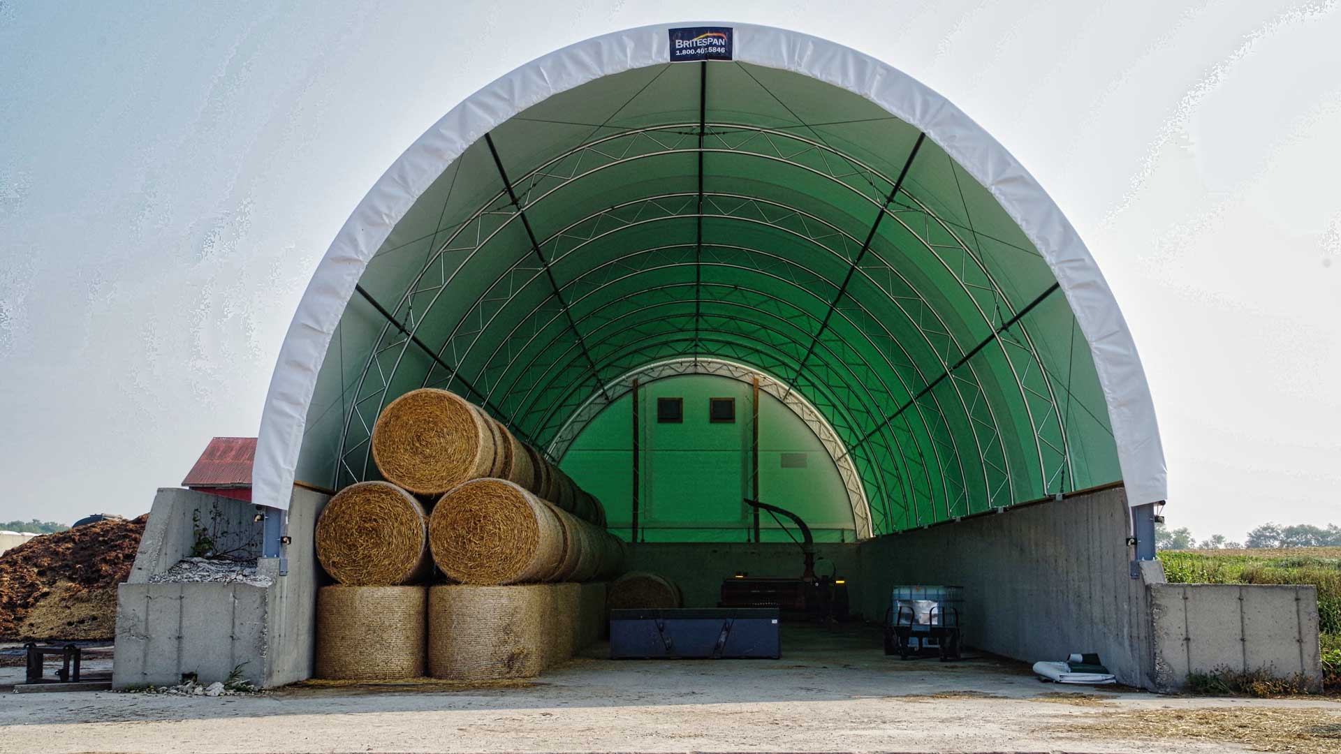 hay and straw storage