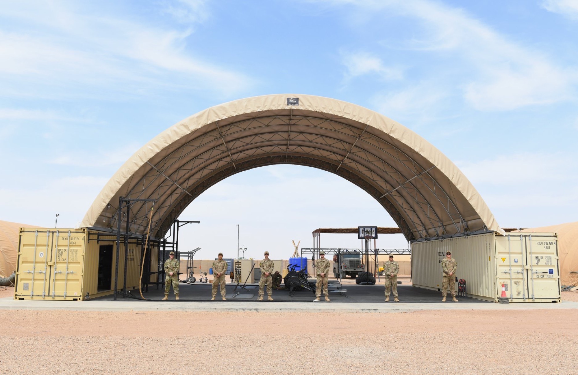 Textile Base Building Elevating Government Operations with Fabric Buildings - Britespan
