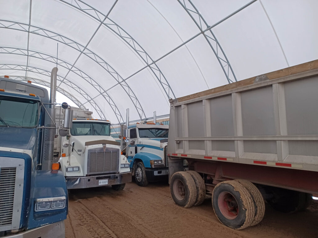 Modular Fabric Storage that Grows with Your Operation - Britespan Modular Fabric Storage that Grows with Your Operation