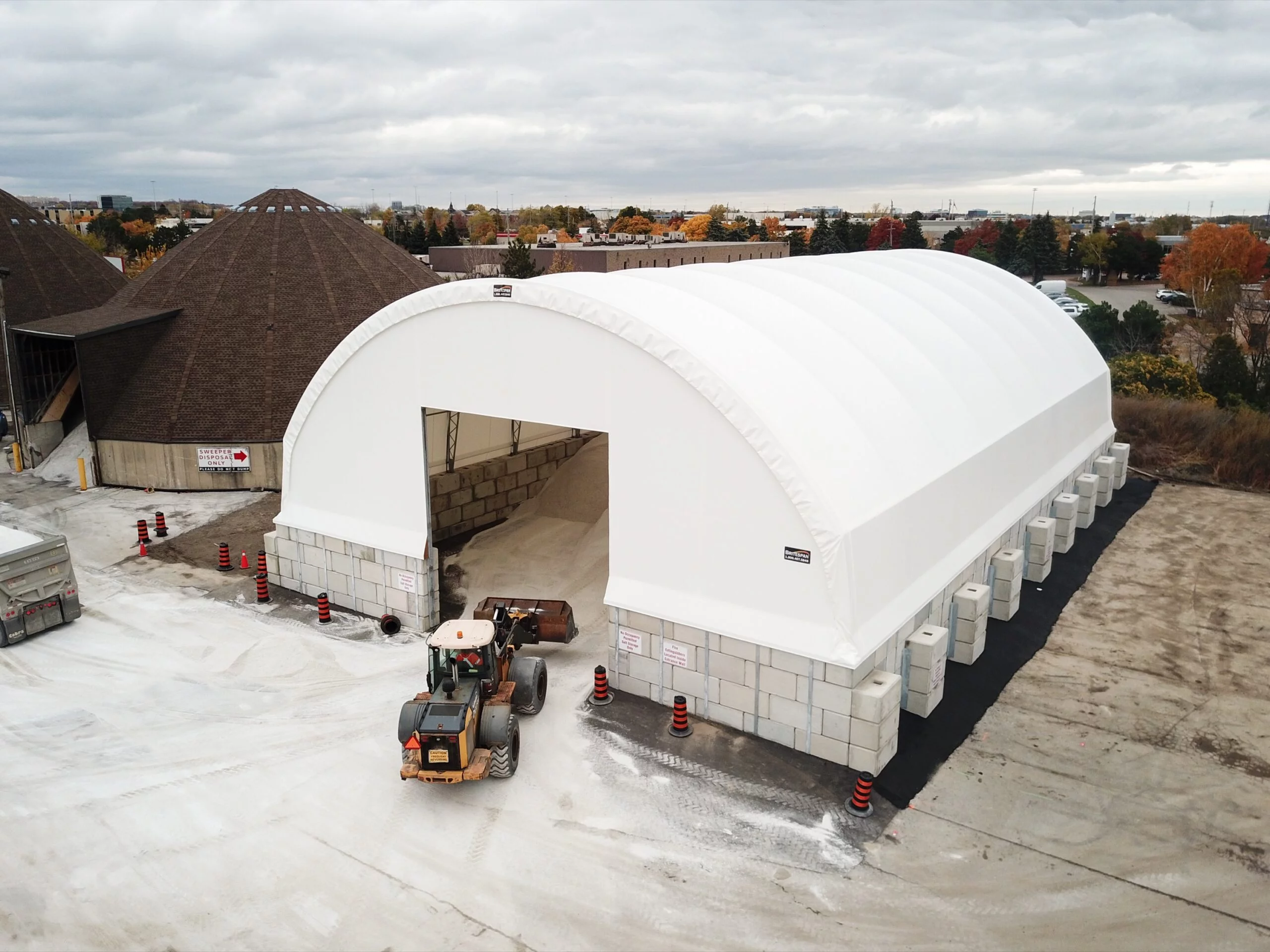 Fabric Warehouse Solutions That Are Ideal for Municipal Salt Storage